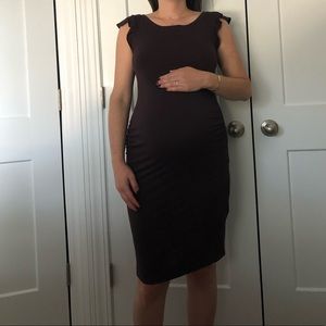 Maroon Maternity Dress: Worn Once